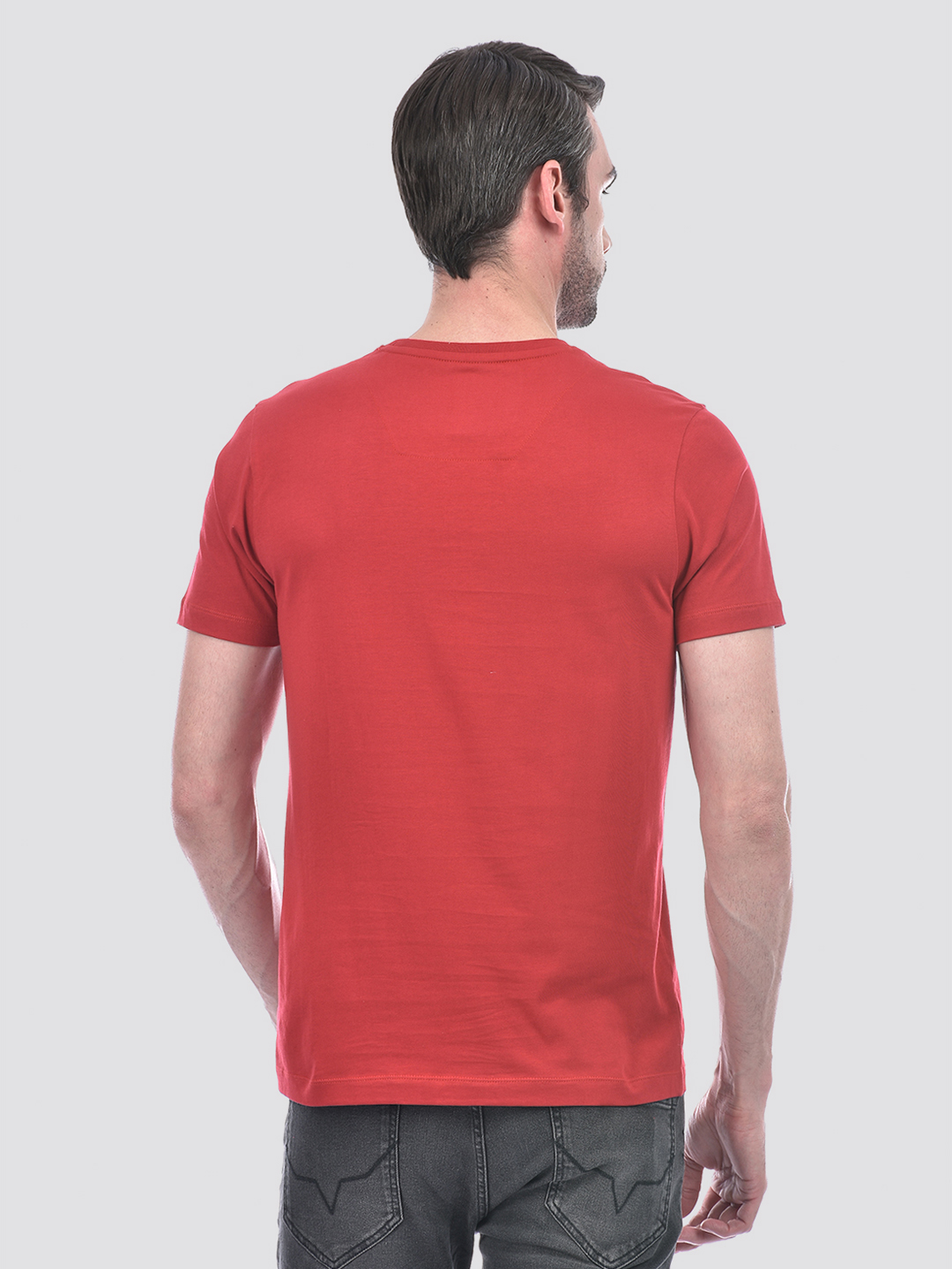 Numero Uno Men Red Graphic Print T-Shirt